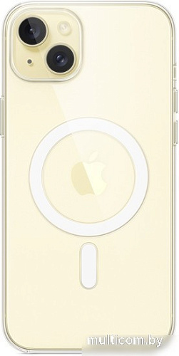 Чехол для телефона Apple MagSafe Clear Case для iPhone 15 Plus (прозрачный)