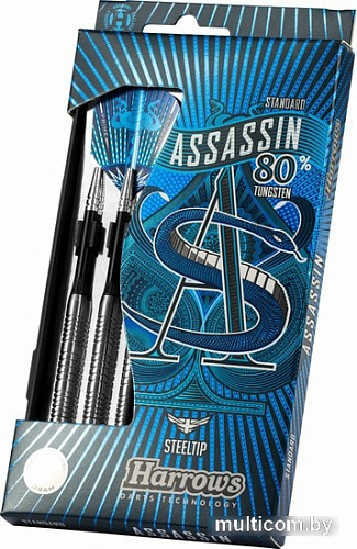 Дротики для дартса Harrows Assassin 80% Tungsten Standard 22gK (3 шт)
