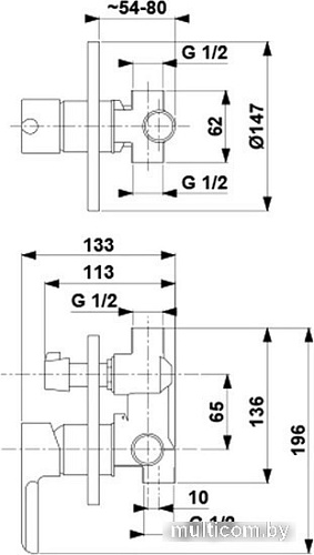 Душевая система Armatura KFA-3