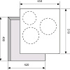 Варочная панель LEX EVH 430 BL