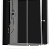Душевая кабина Domani-Spa Delight 128 High 120x80 L (черный/тонированное)