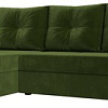 Угловой диван Mio Tesoro Верона лайт левый (микровельвет, зеленый)