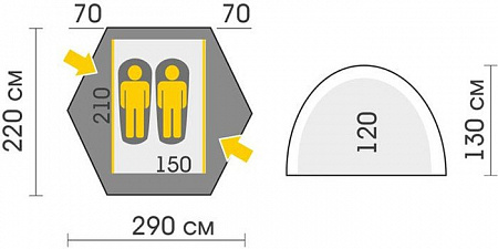 Палатка Talberg Space 2