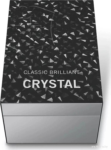 Мультитул Victorinox Classic Brilliant Crystal (черный/серебристый)