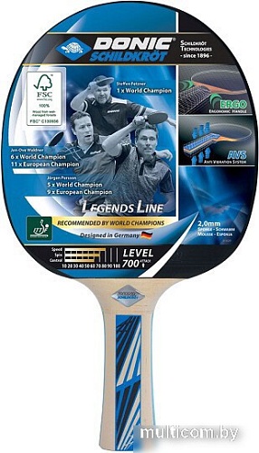 Ракетка для настольного тенниса Donic-Schildkrot Legends 700 734417