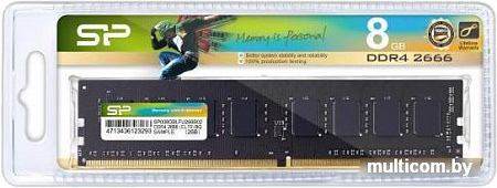 Оперативная память Silicon-Power 8GB DDR4 PC4-21300 SP008GBLFU266B02