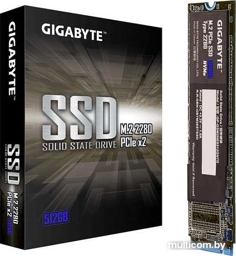 SSD Gigabyte M.2 PCIe SSD 512GB GP-GSM2NE8512GNTD