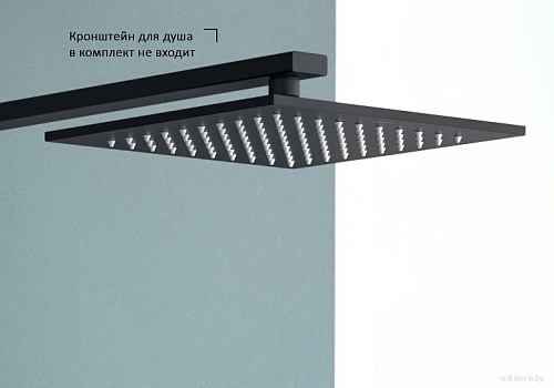 Верхний душ Aquatek AQ2076MB (черный матовый)