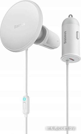 Автомобильное зарядное Baseus CW01 Magnetic Wireless Charging Car Mount 40W SUCX040102
