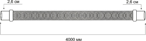 Шланг сливной РМС ШС-4 (4м)