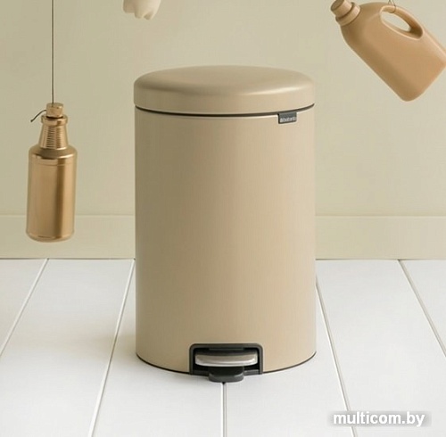 Brabantia Pedal Bin NewIcon 20 л (минерально-золотой)