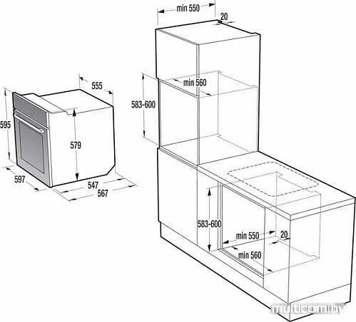 Духовой шкаф Gorenje BO658KR