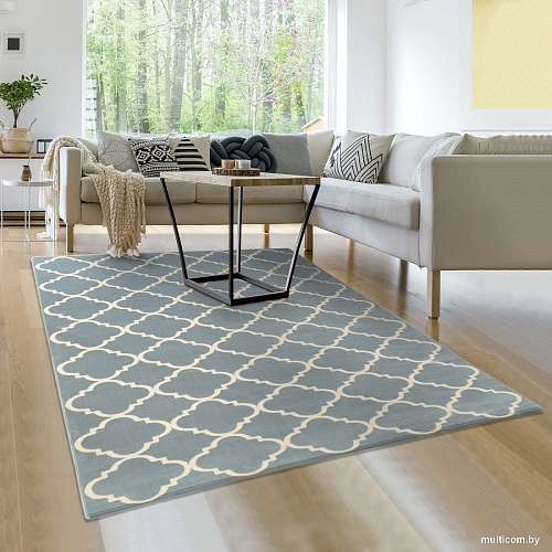 Ковер для жилой комнаты Moldabela Geo Прямоугольник 8876 1 43236 (0.8x1.5)