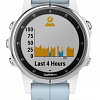 Умные часы Garmin Fenix 5S Plus (белый/голубой)