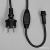Бахрома Luazon 3x0.9 м 232 LED 5204452 (черный каучук провод, мульти)