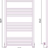 Полотенцесушитель Сунержа Модус 1000x500 30-0250-1050