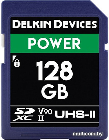 Карта памяти Delkin Devices SDXC Power UHS-II 128GB