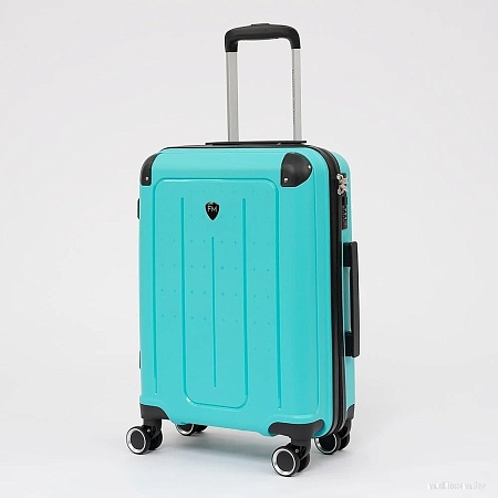 Чемодан-спиннер Francesco Molinary 197-PP1906/2-20BIR (бирюзовый)