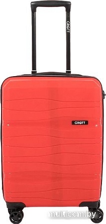 Чемодан-спиннер Grott 227-PP002/3-20 (красный)