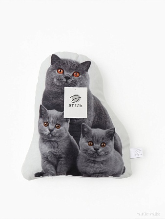 Декоративная подушка Этель Cat family 10864246