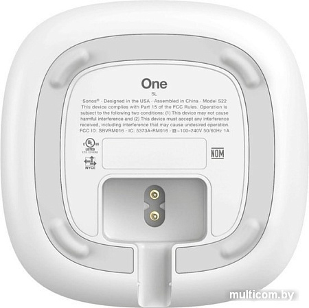Беспроводная аудиосистема Sonos One SL (белый)