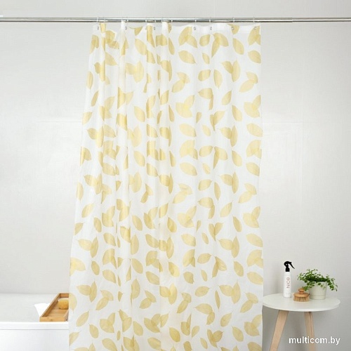 Шторка-занавеска для ванны Fora Peva Botanica Gold FOR-PV02