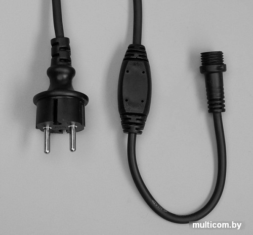 Бахрома Luazon 3x0.9 м 232 LED 5204452 (черный каучук провод, мульти)