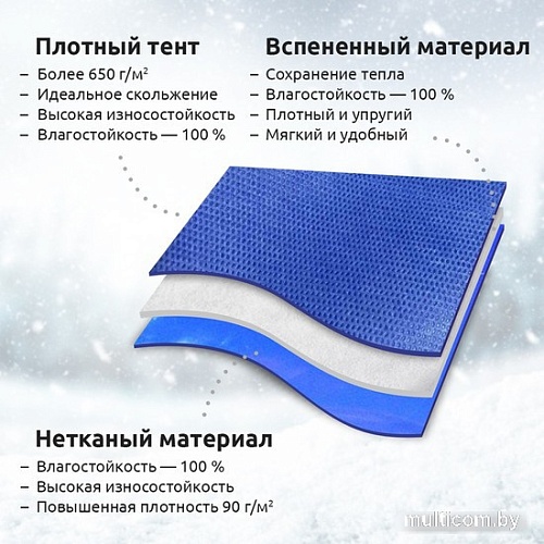 Ледянка Mega Toys МТ15217 40 см (красный)