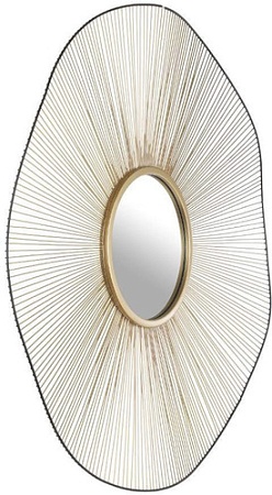 Зеркало Eglo Esashi 425033 (сталь/зеркало, золотой, черный)