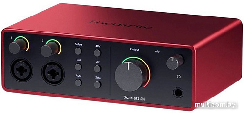 Аудиоинтерфейс Focusrite Scarlett 4i4 (4-е поколение)