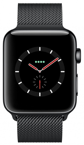 Часы Apple Watch Series 3 Cellular 42mm Stainless Steel Case with Milanese Loop