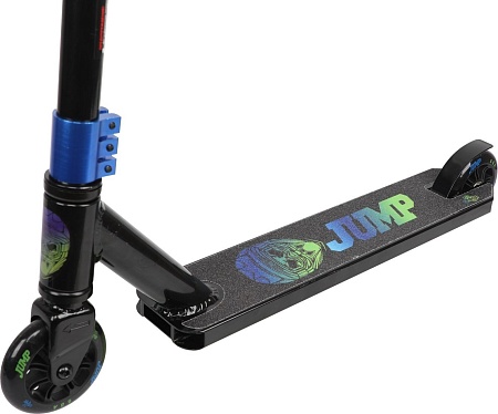 Трюковый самокат Ateox Jump 2024 (черный/нео)