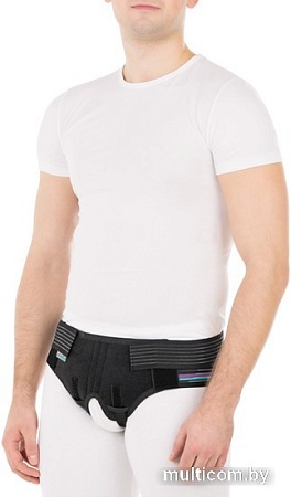 Бандаж грыжевой паховый Trives Evolution Т-1401 №3 (S, черный)