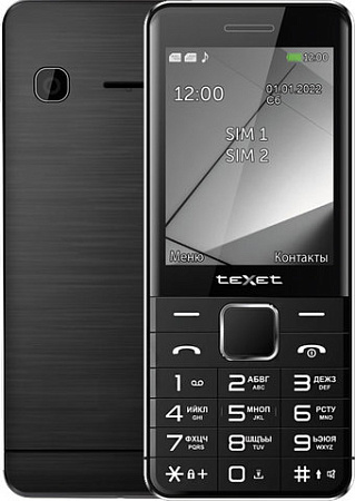 Кнопочный телефон TeXet TM-425 (черный)