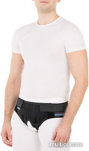 Бандаж грыжевой паховый Trives Evolution Т-1401 №3 (S, черный)