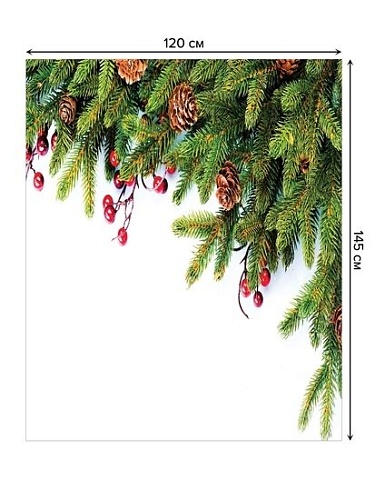 Скатерть JoyArty Елочные игрушки tcox_20292_120x145