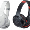 Наушники Audio-Technica ATH-S200BT (черный/красный)