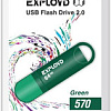 USB Flash Exployd 570 64GB (зеленый) [EX-64GB-570-Green]