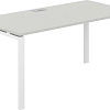 Norden 160х80х75 SG.209.SH.63.WH (белый/серый бархат)