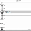 Держатель для полотенца Ekko E1913