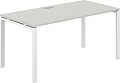 Norden 160х80х75 SG.209.SH.63.WH (белый/серый бархат)