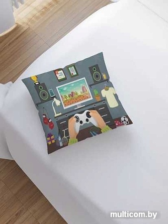 Чехол на подушку JoyArty Играющий парень sl_57354