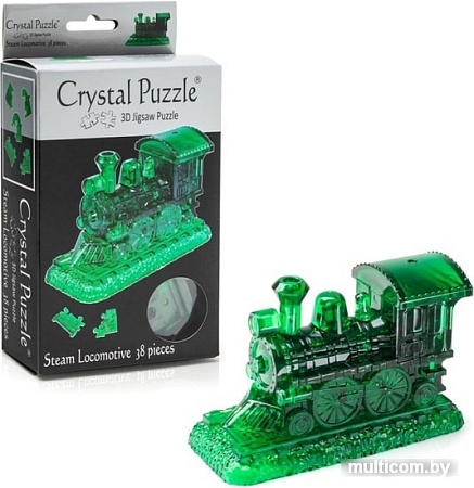 3Д-пазл Crystal Puzzle Паровозик 90244