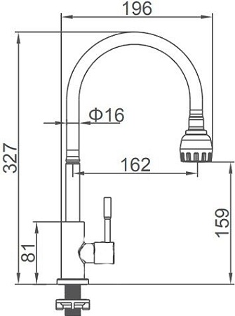 Смеситель Ledeme L74295