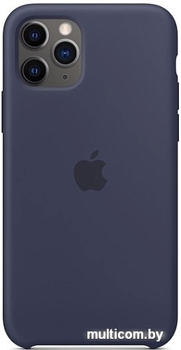 Чехол Apple Silicone Case для iPhone 11 Pro (темно-синий)
