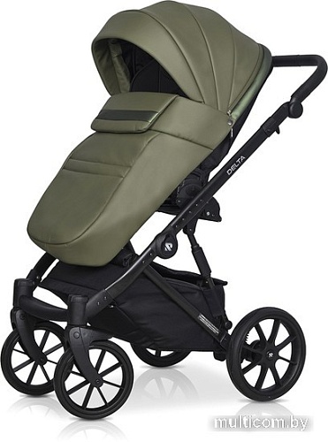 Универсальная коляска Riko Basic Delta Ecco (3 в 1, 13/olive)