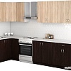 Готовая кухня S-Company Клео лайт 1.2x2.6 левая (венге/дуб сонома)