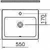 Умывальник Vitra S20 55x45 [5465B003-0001]