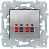 Розетка акустическая Schneider Electric Unica NU548630