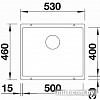 Кухонная мойка Blanco Subline 500-U Black Edition 526340 (черный)